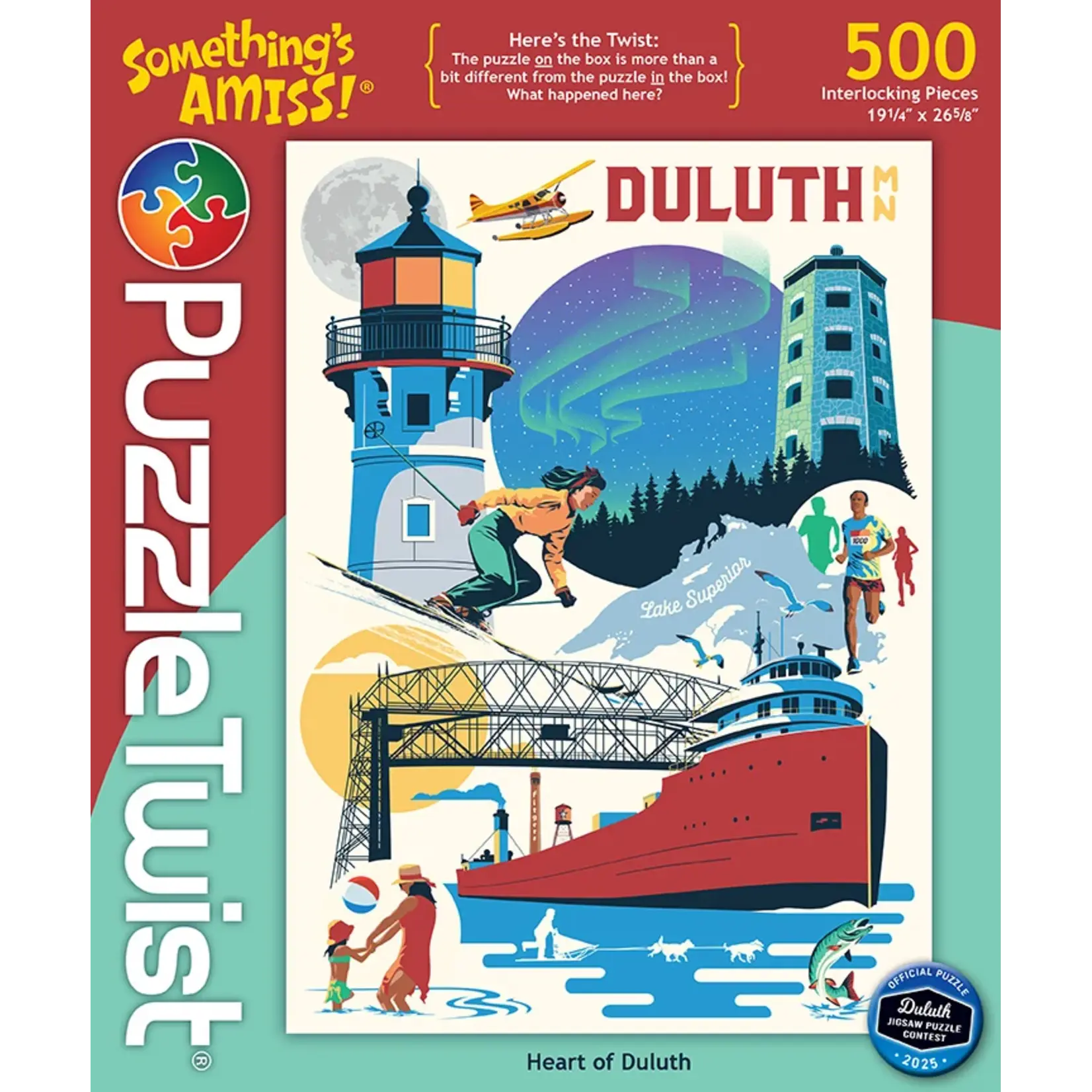 Puzzle Twist Heart of Duluth - 500 Piece Puzzle