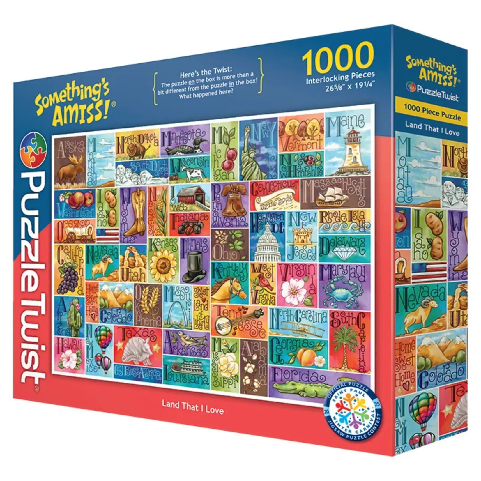 Puzzle Twist Land That I Love - 1000 Piece Puzzle
