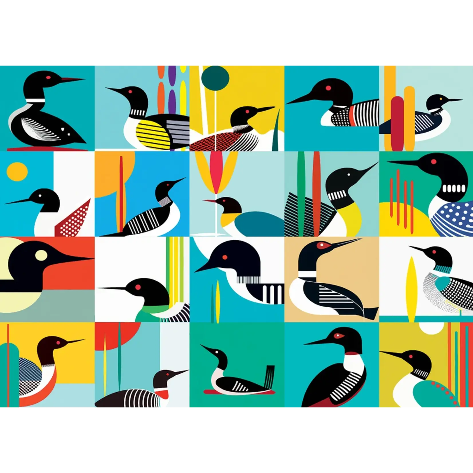 Puzzle Twist Crazy For Loons - 500 Piece Puzzle
