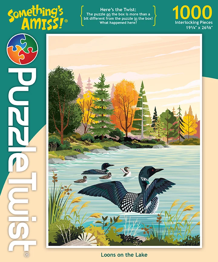 Loons on the Lake - 1000 Piece Puzzle