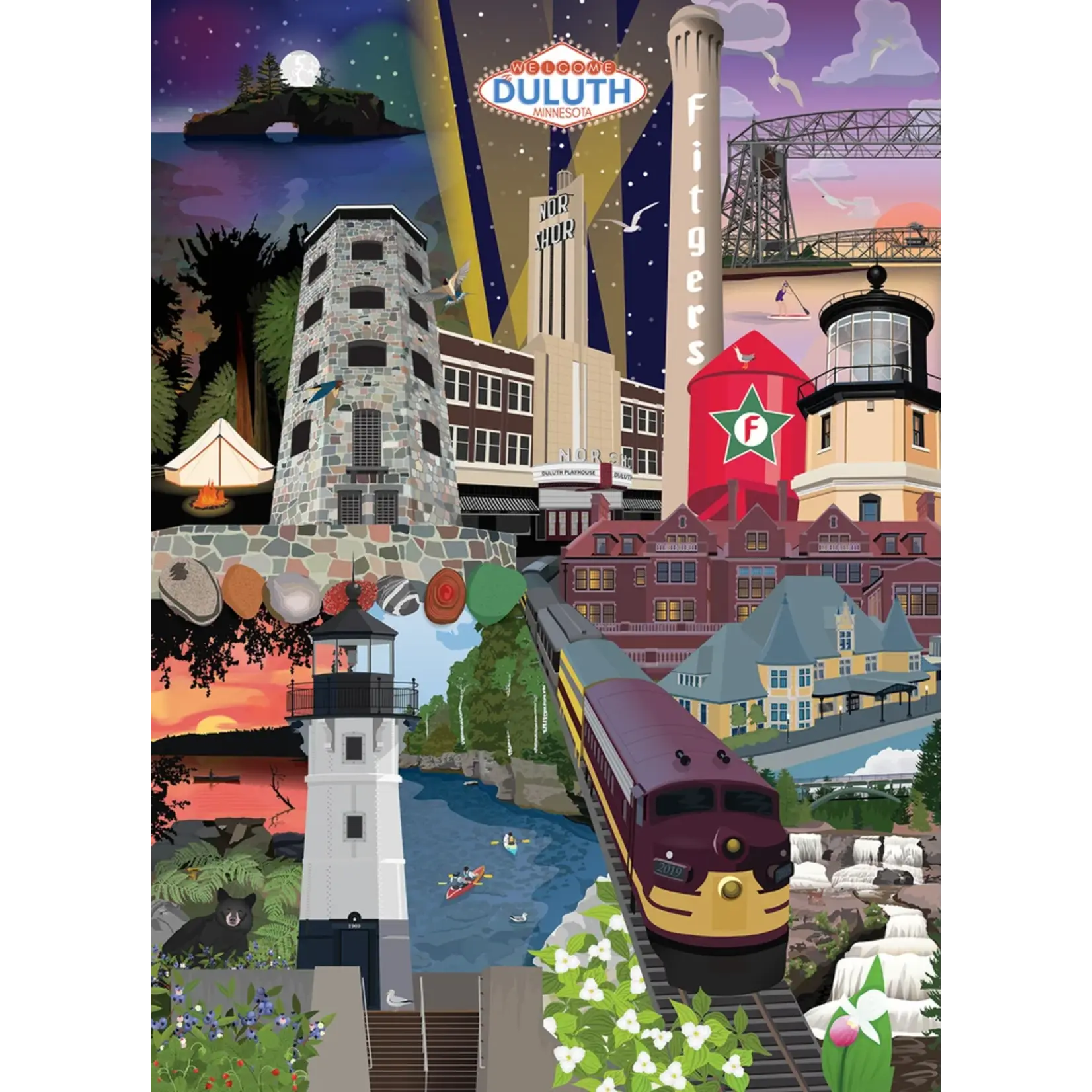 Puzzle Twist Gateway to the North Shore - 500 Piece Puzzle