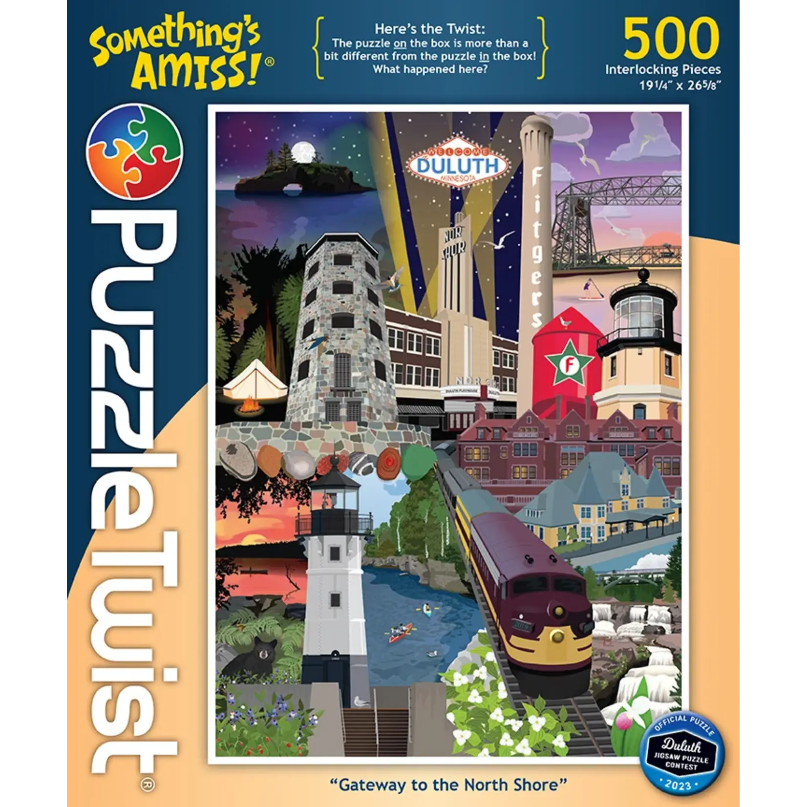 Puzzle Twist Gateway to the North Shore - 500 Piece Puzzle