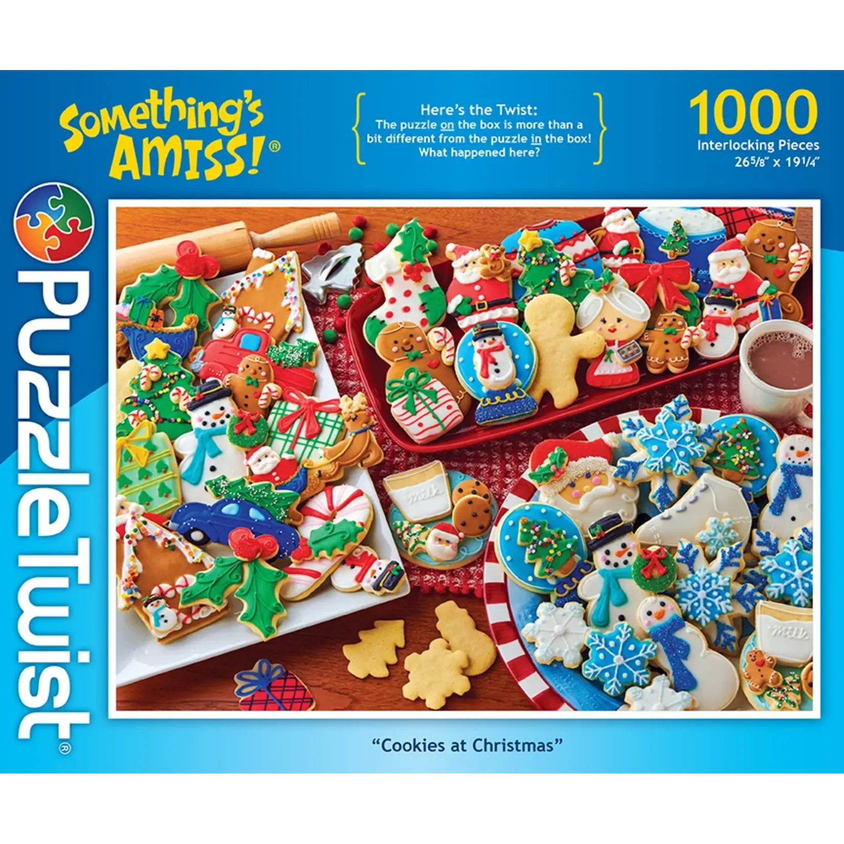 Puzzle Twist Cookies At Christmas - 1000 Piece Puzzle