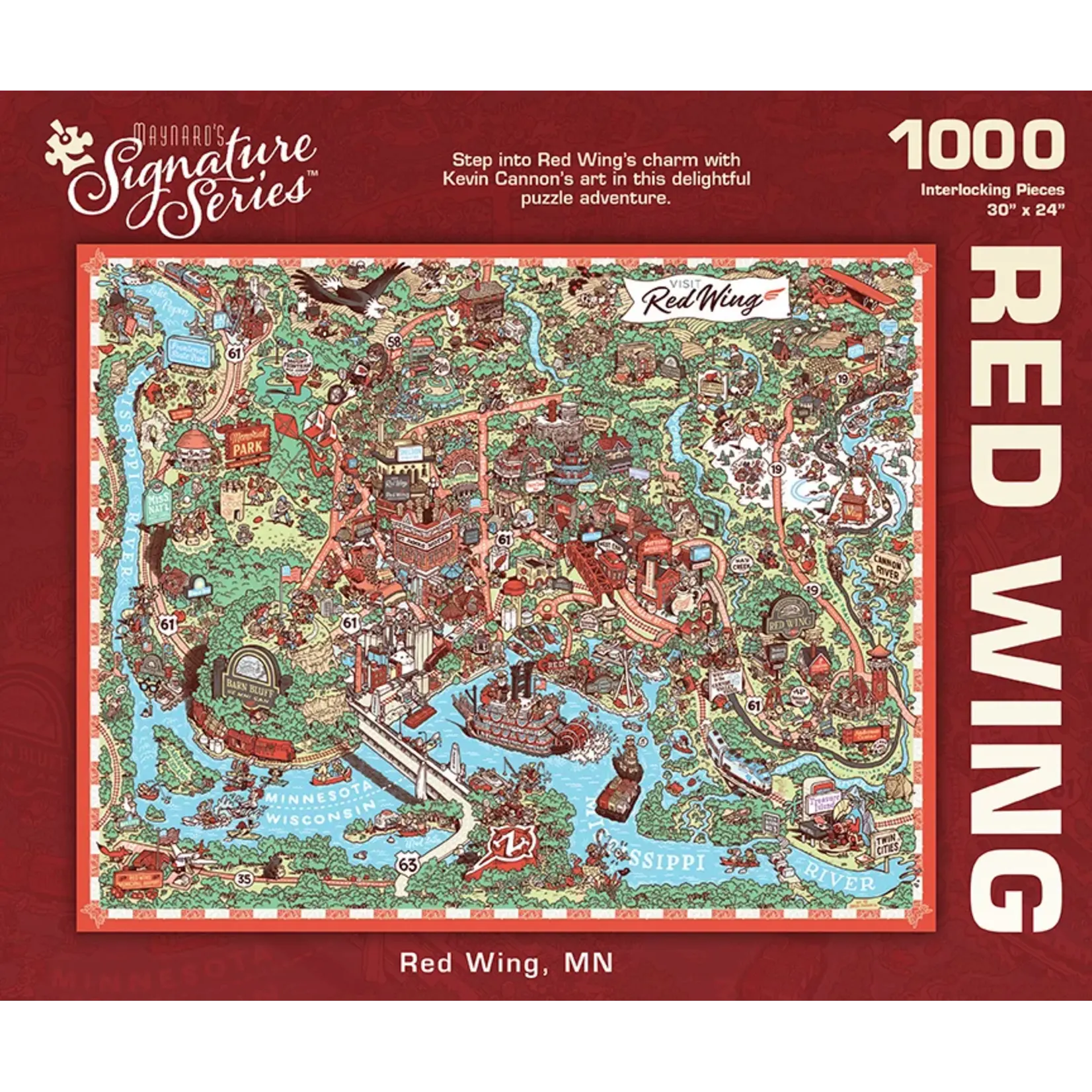 Puzzle Twist Red Wing, MN - 1000 Piece Puzzle