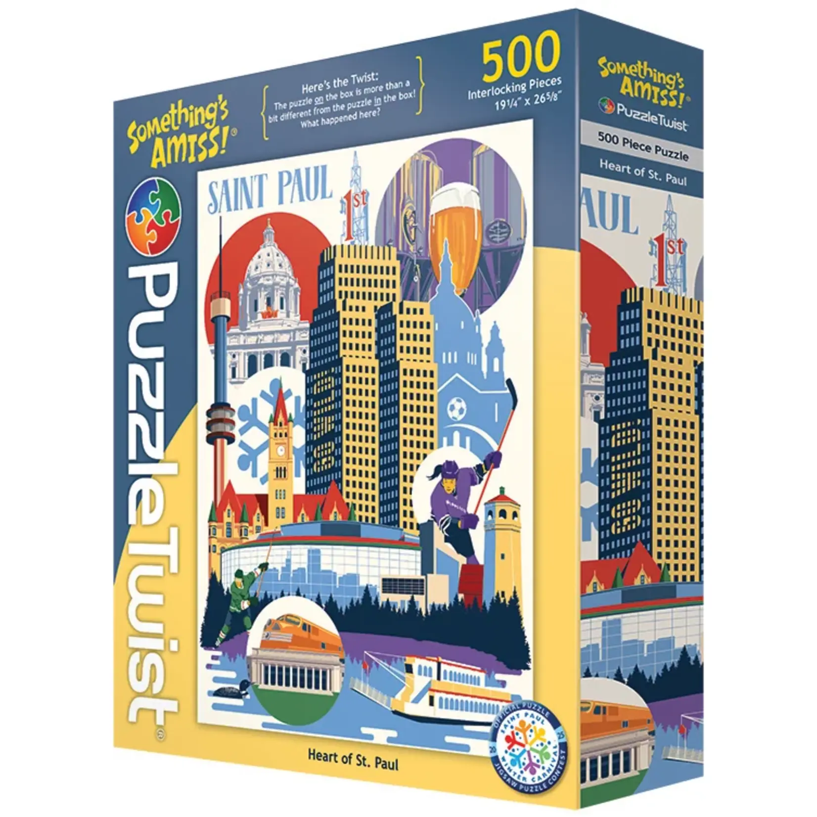 Puzzle Twist Heart of St. Paul - 500 Piece Puzzle