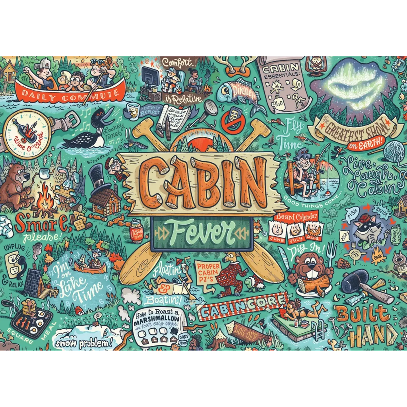 Puzzle Twist Cabin Fever - 1000 Piece Puzzle