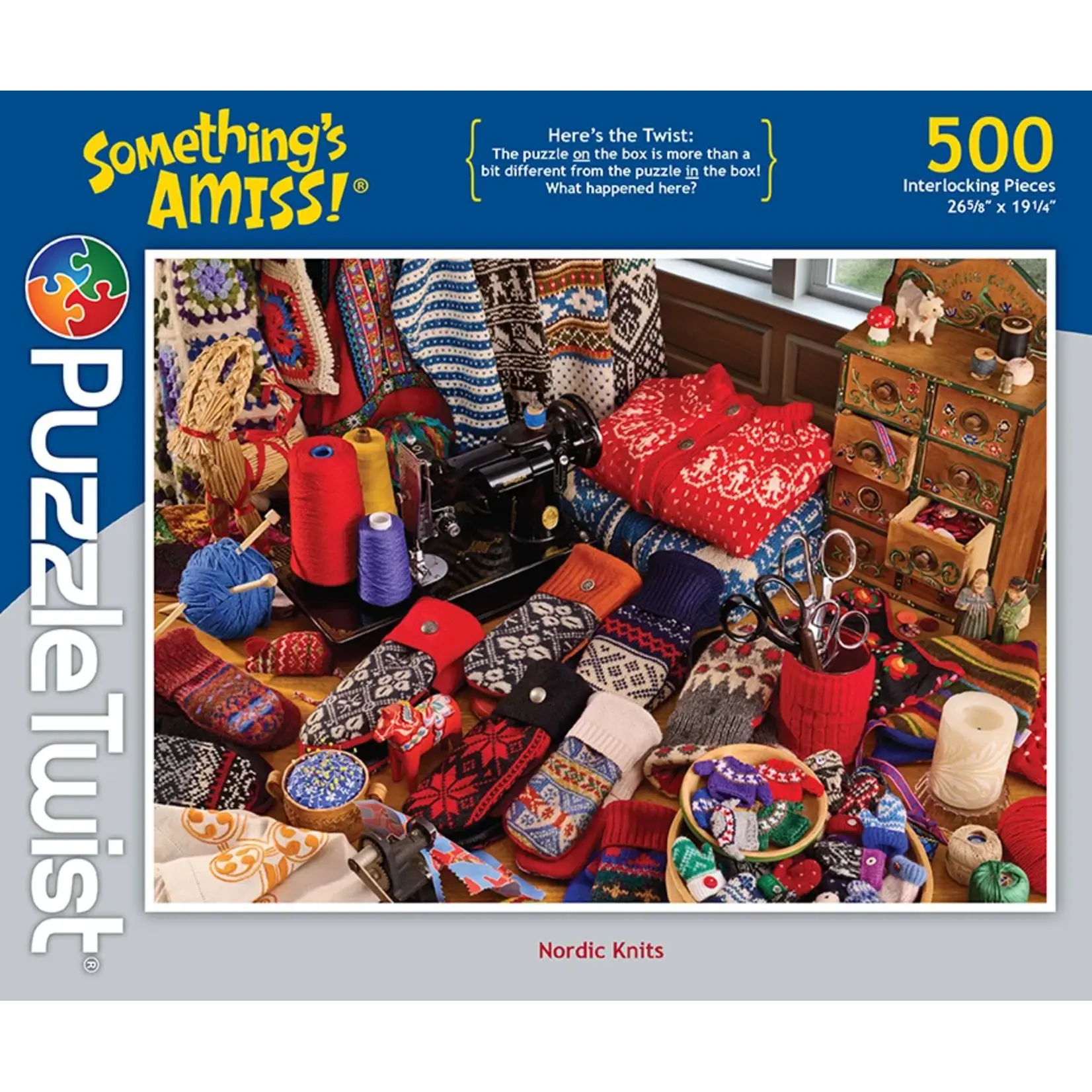 Puzzle Twist Nordic Knits - 500 Piece Puzzle