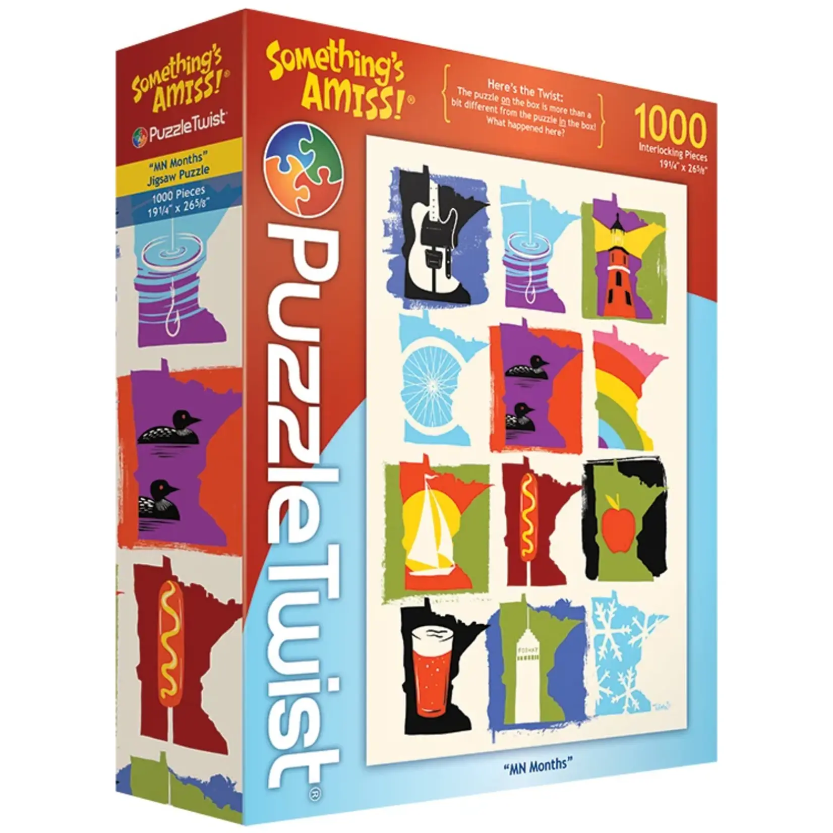 Puzzle Twist MN Months - 1000 Piece Puzzle