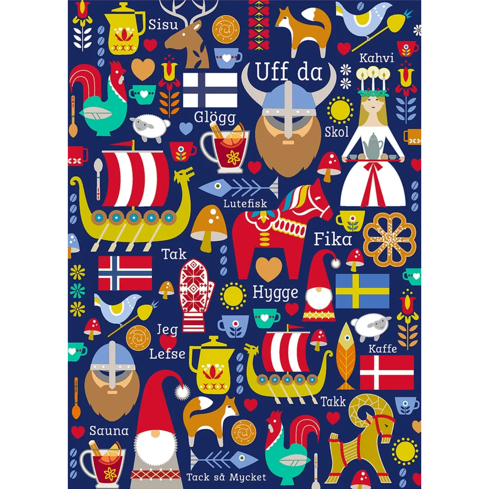 Puzzle Twist Nordic Love - 1000 Piece Puzzle