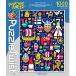 Puzzle Twist Nordic Love - 1000 Piece Puzzle