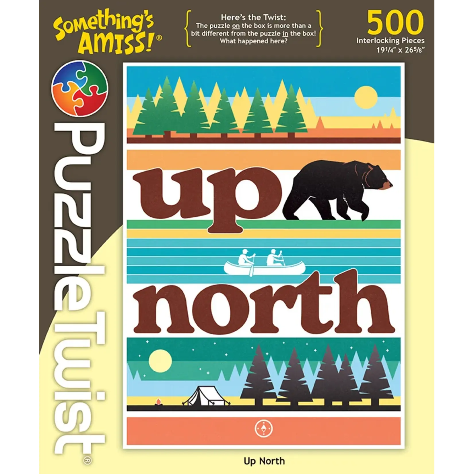 Puzzle Twist Up North - 500 Piece Puzzle