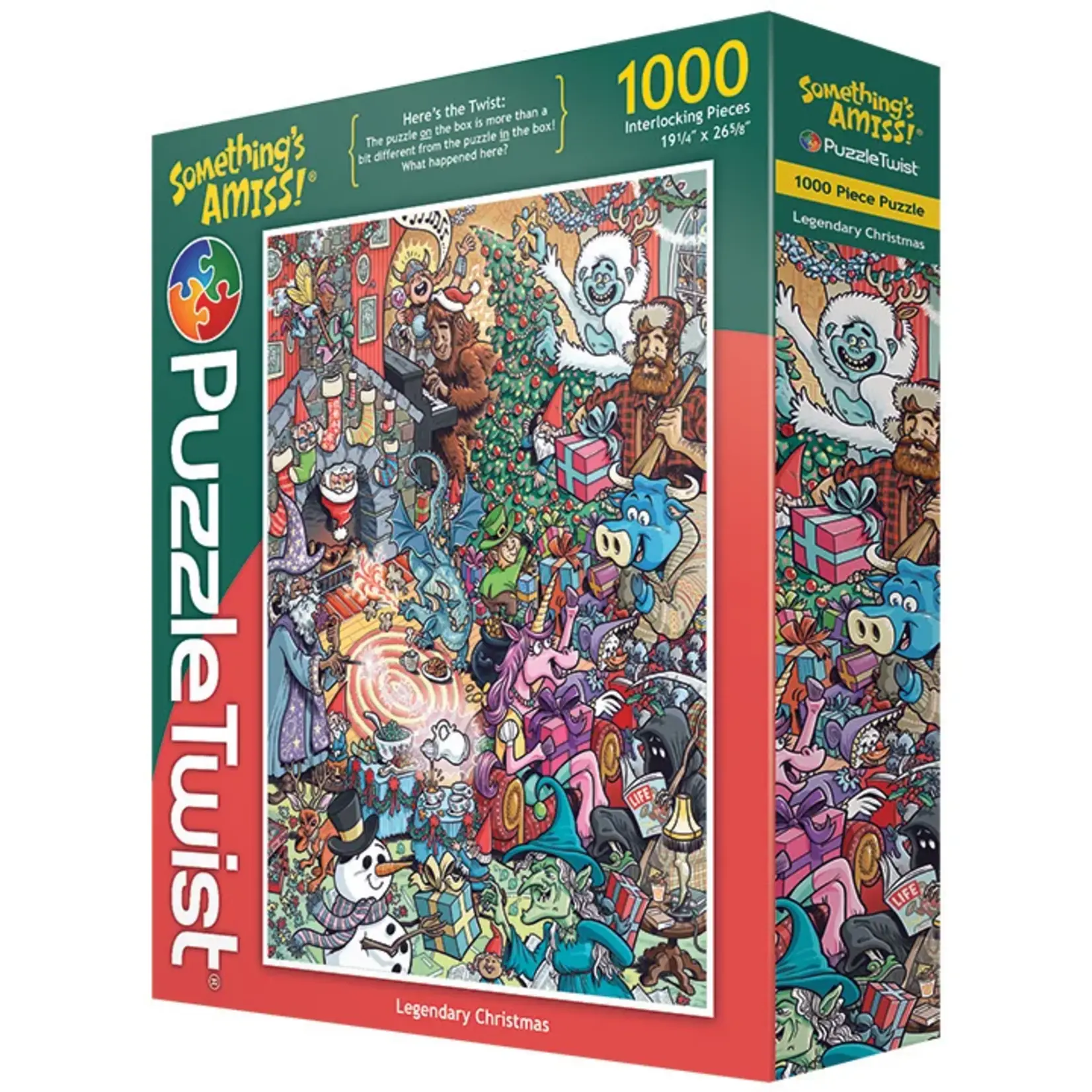 Puzzle Twist Legendary Christmas - 1000 Piece Puzzle
