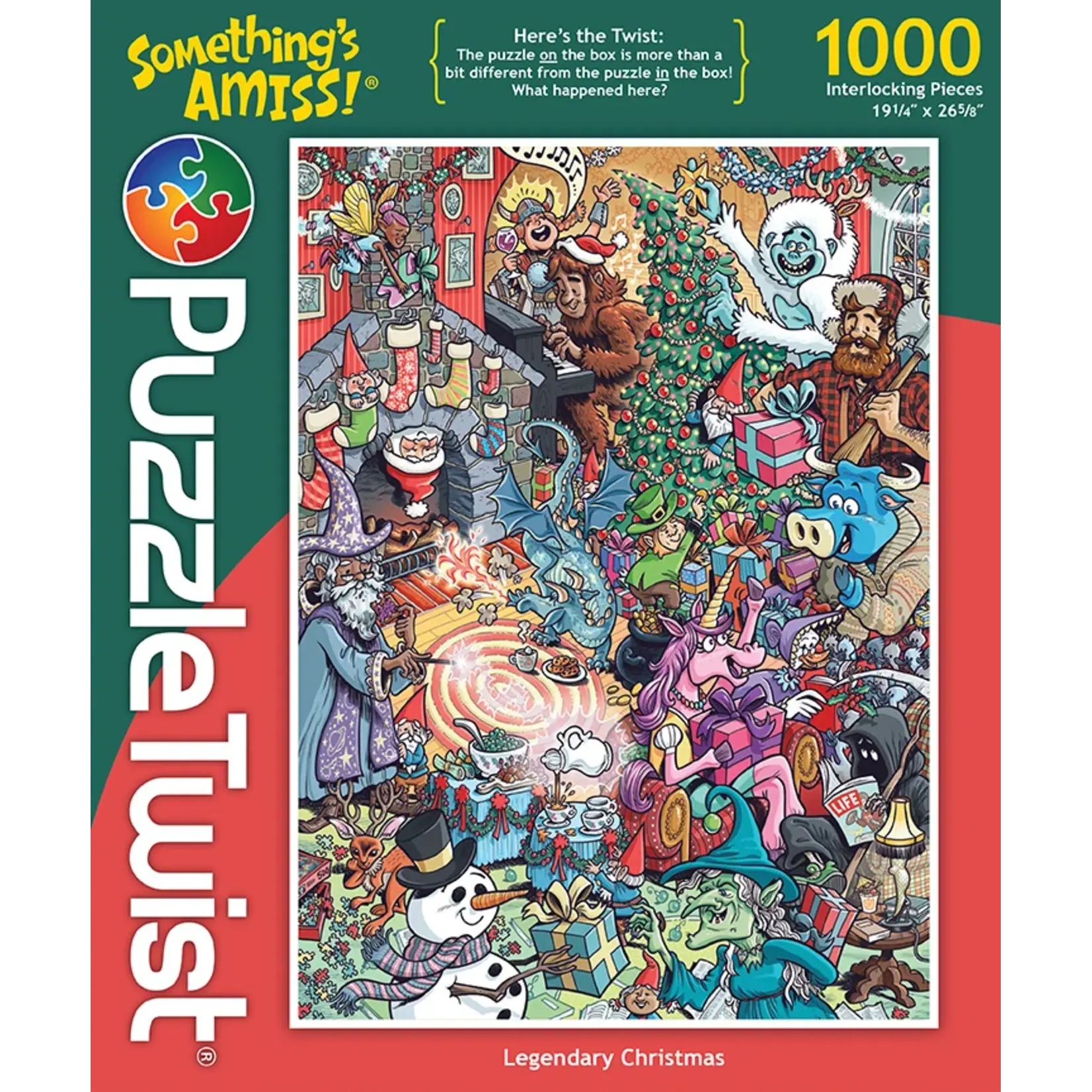 Puzzle Twist Legendary Christmas - 1000 Piece Puzzle