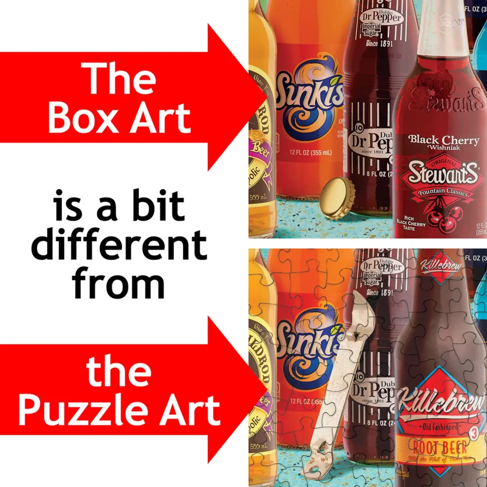 Puzzle Twist Soda Pop - 1000 Piece Puzzle