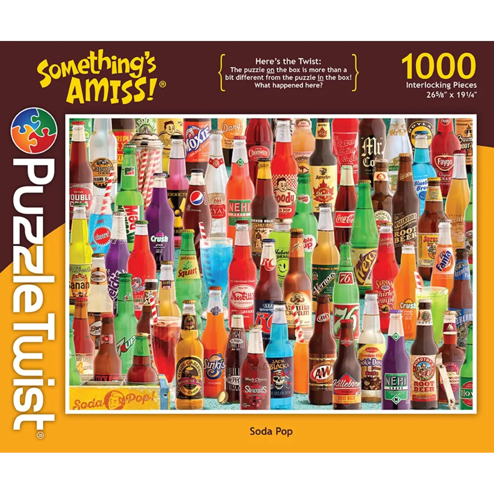 Puzzle Twist Soda Pop - 1000 Piece Puzzle