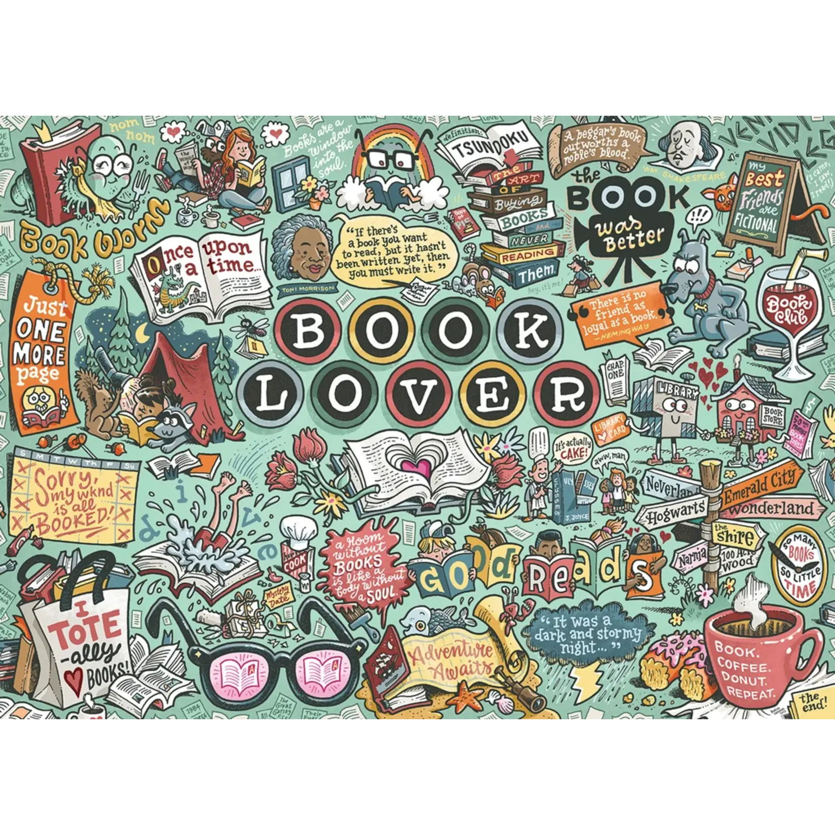 Puzzle Twist Book Lover - 1000 Piece Puzzle