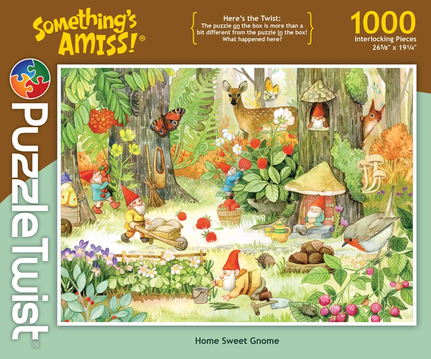 Home Sweet Gnome - 1000 Piece Puzzle