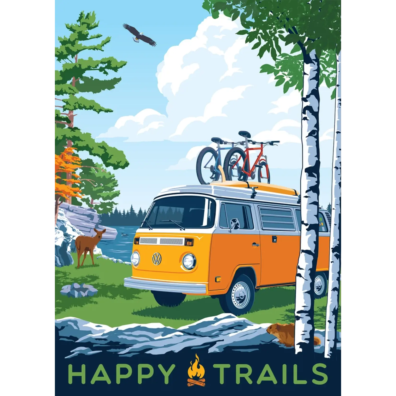 Puzzle Twist Happy Trails - 1000 Piece Puzzle