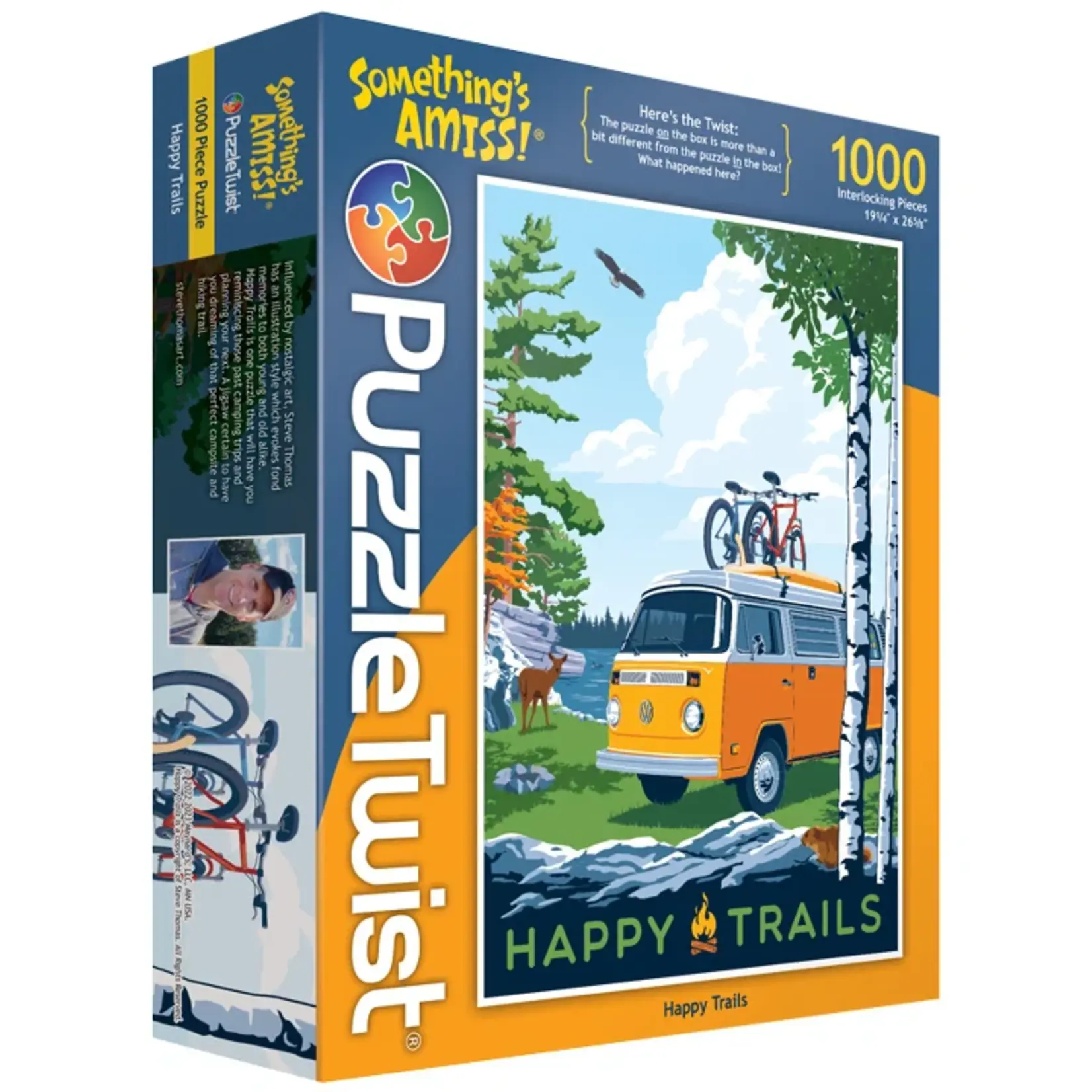 Puzzle Twist Happy Trails - 1000 Piece Puzzle