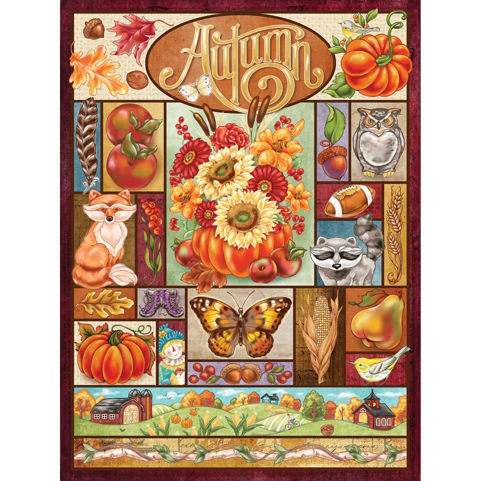 Puzzle Twist Autumn Delights - 500 Piece Puzzle