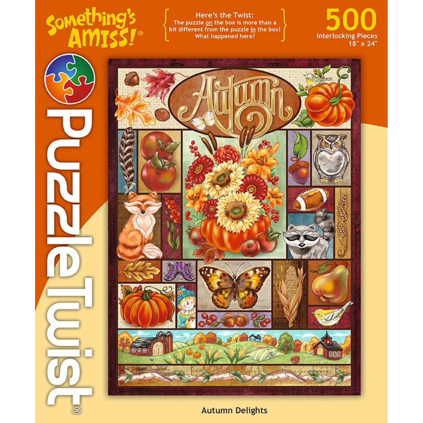 Puzzle Twist Autumn Delights - 500 Piece Puzzle