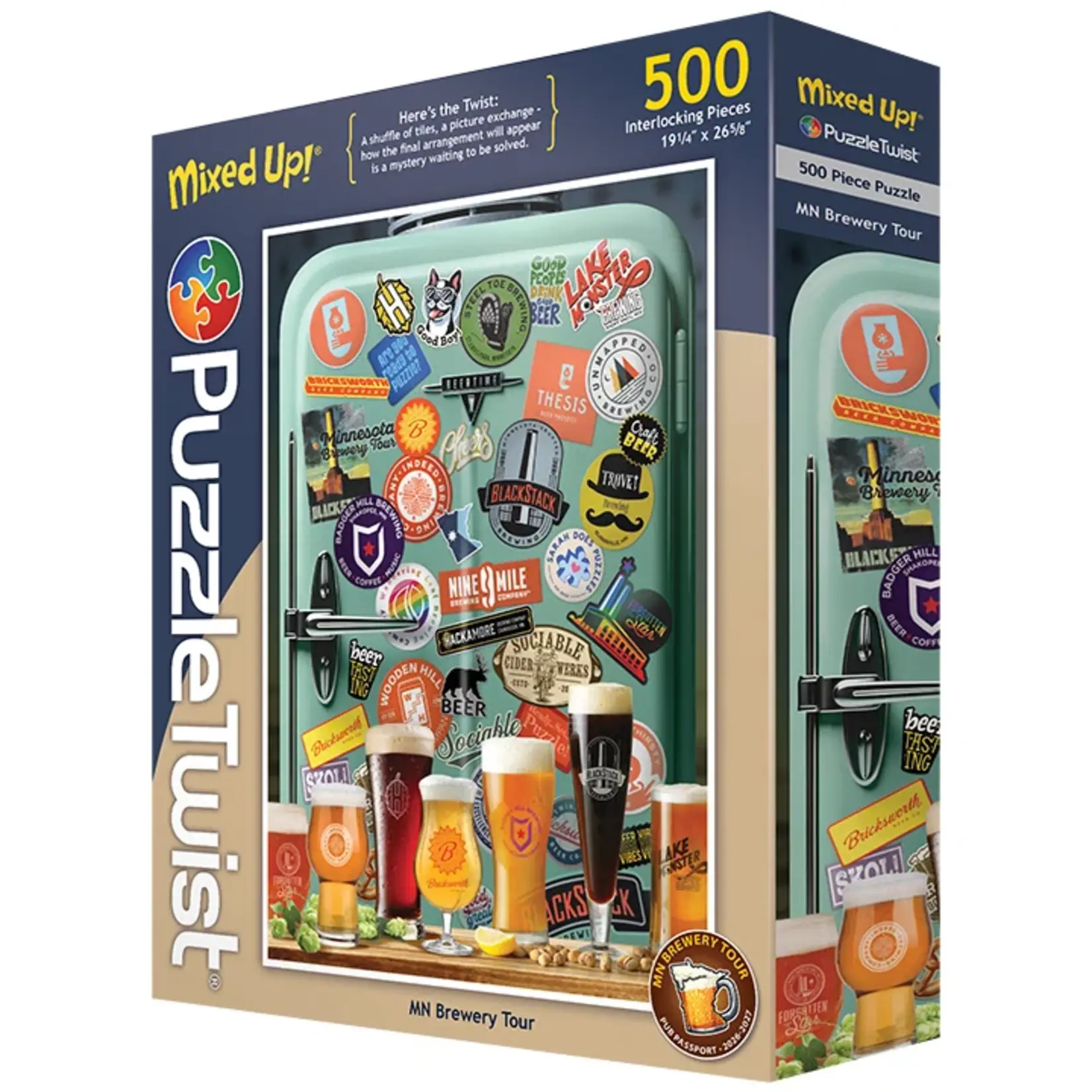 Puzzle Twist MN Brewery Tour - 500 Piece Puzzle
