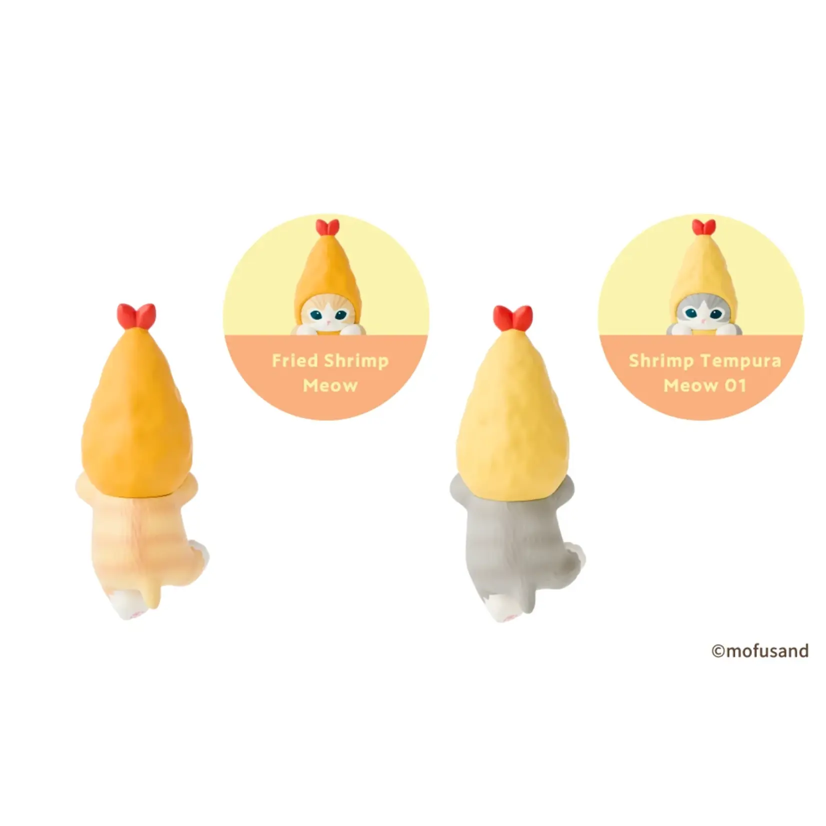 Dreams HIPPERS Mofusand Shrimp Meow Series Mini Figure - 1 Piece