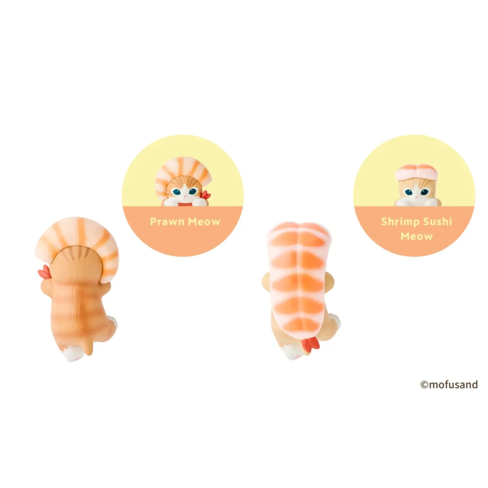 Dreams HIPPERS Mofusand Shrimp Meow Series Mini Figure - 1 Piece