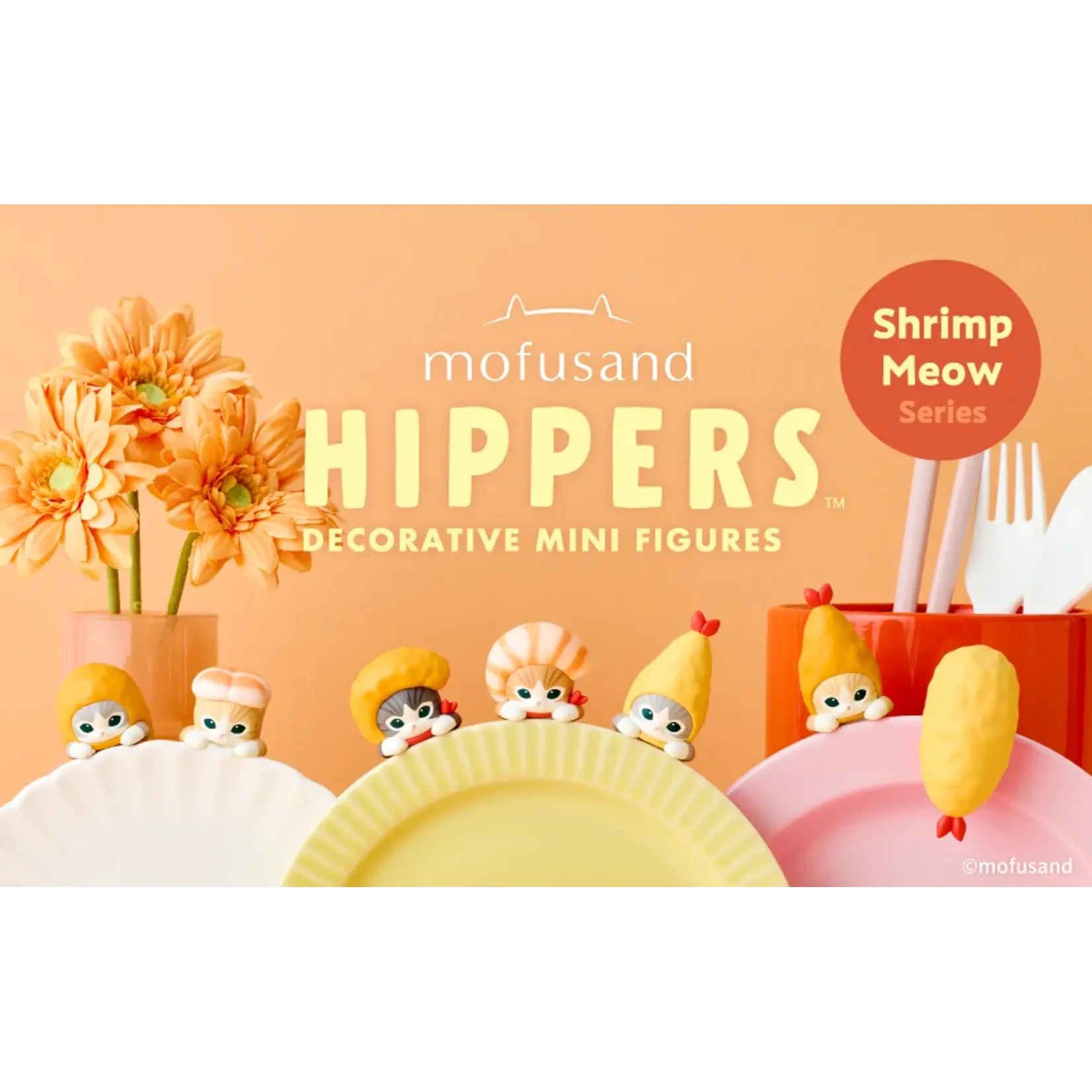 Dreams HIPPERS Mofusand Shrimp Meow Series Mini Figure - 1 Piece
