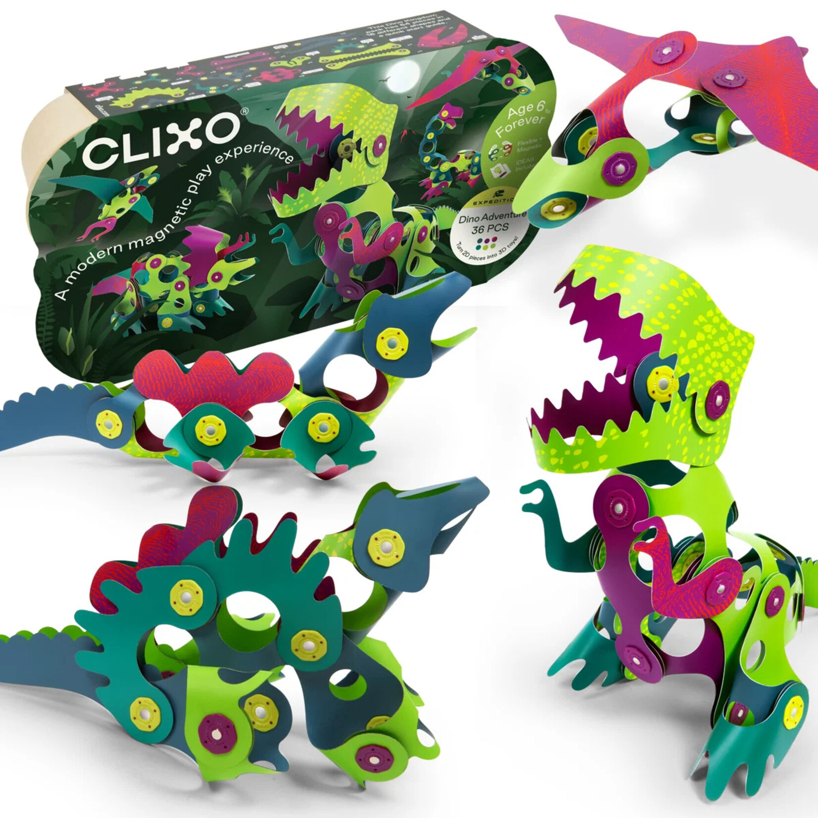 Clixo Clixo Dino Adventure Pack