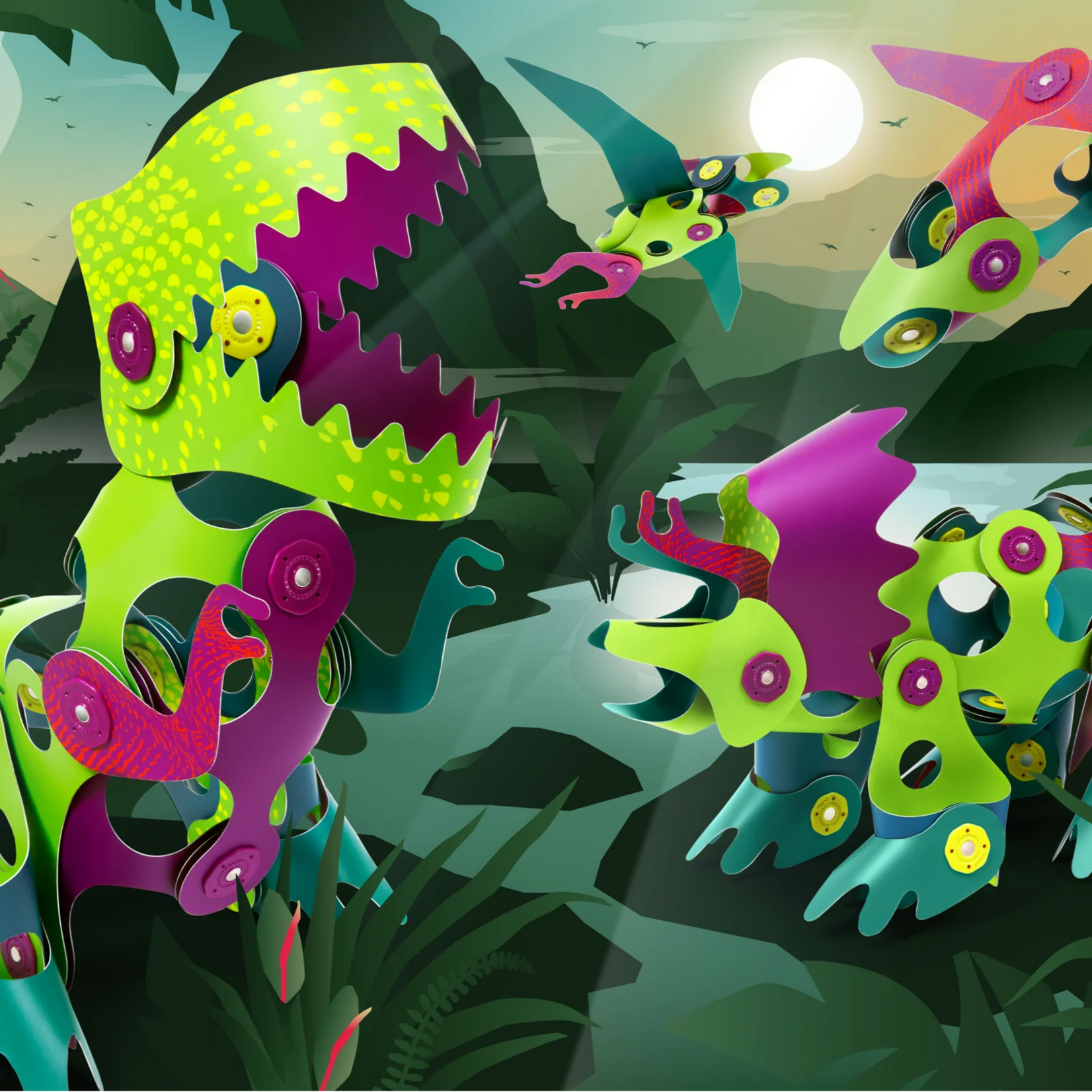 Clixo Clixo Dino Adventure Pack