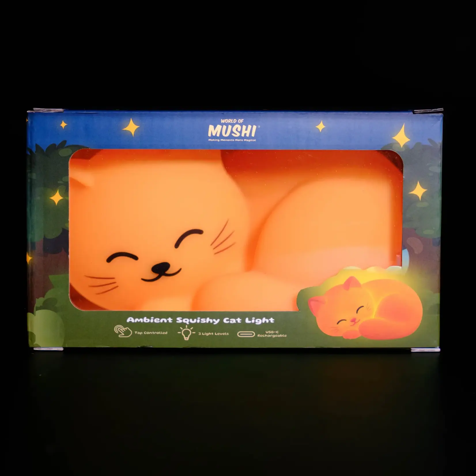World Of Mushi Ambient Squishy Cat Light