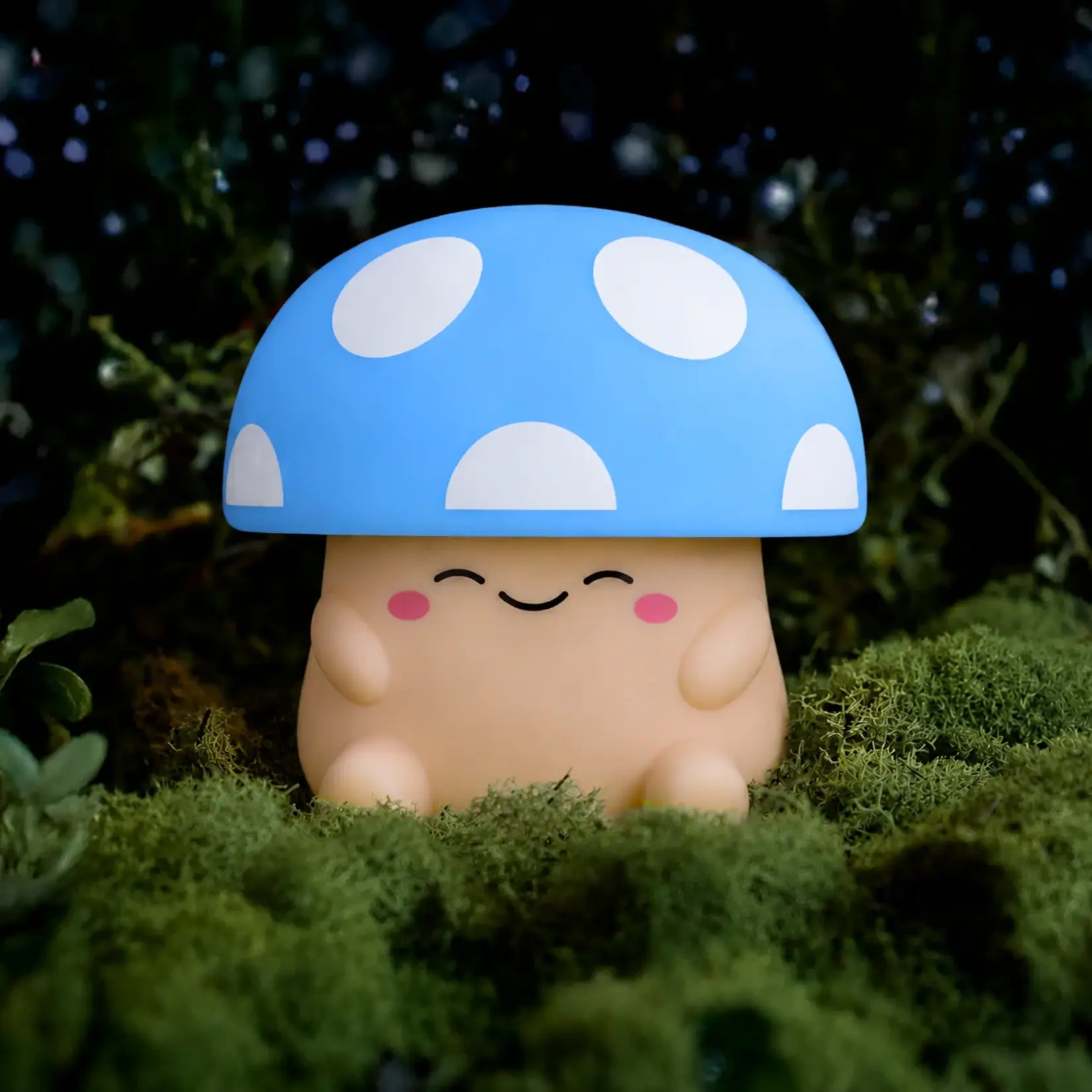 World Of Mushi Squishy Mushroom Light: Blue