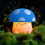 World Of Mushi Squishy Mushroom Light: Blue