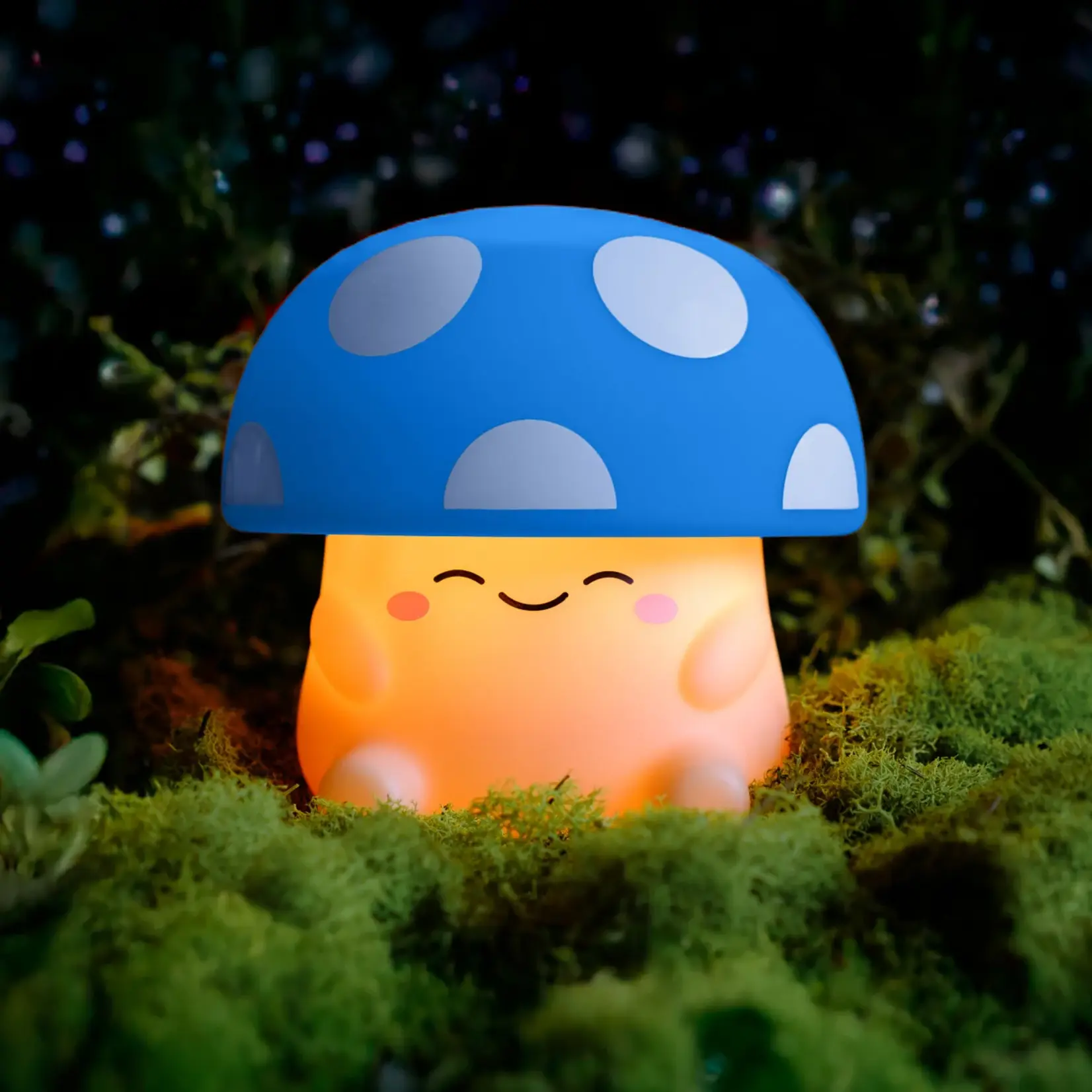 World Of Mushi Squishy Mushroom Light: Blue