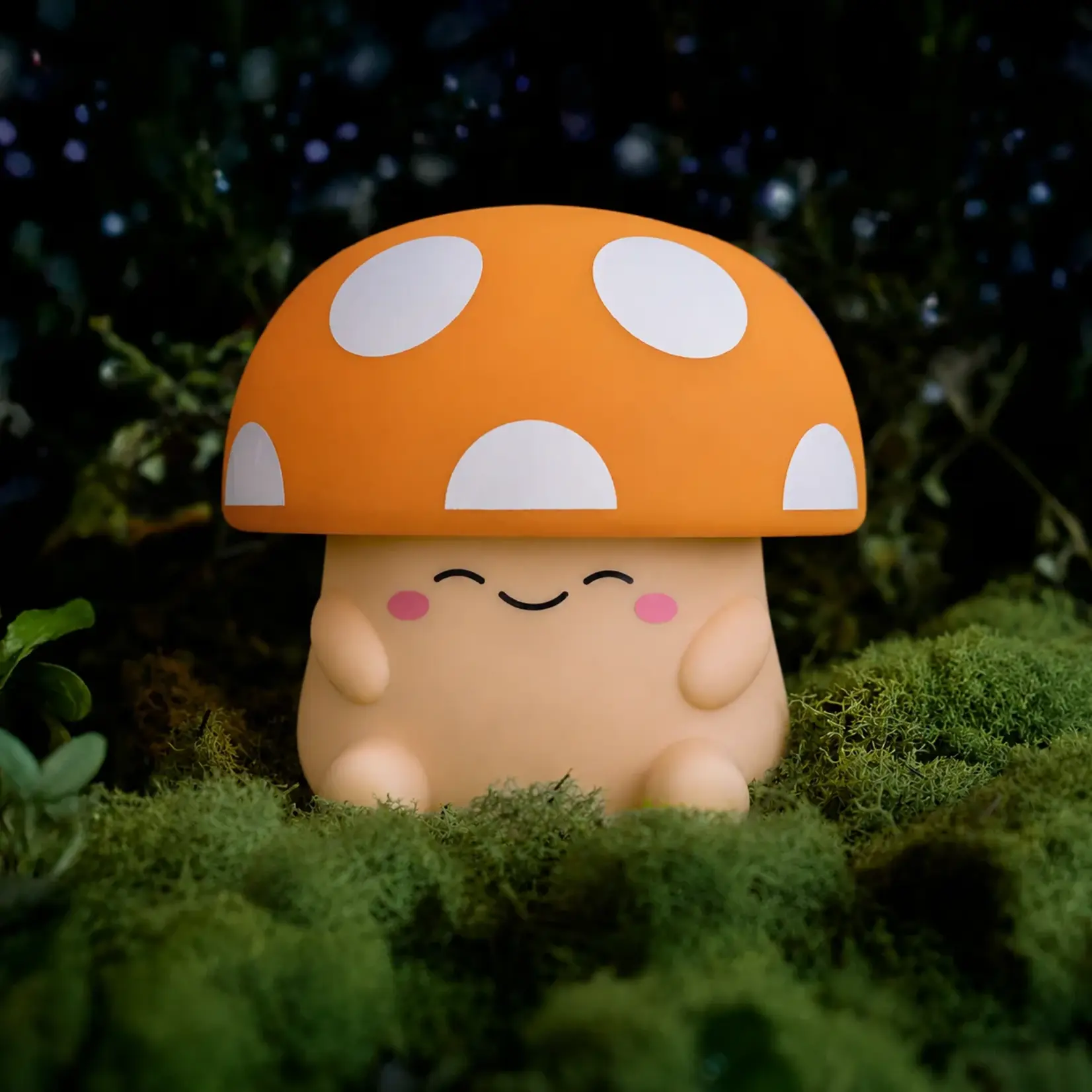 World Of Mushi Squishy Mushroom Light: Orange