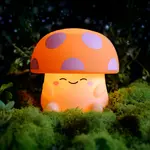 World Of Mushi Squishy Mushroom Light: Orange