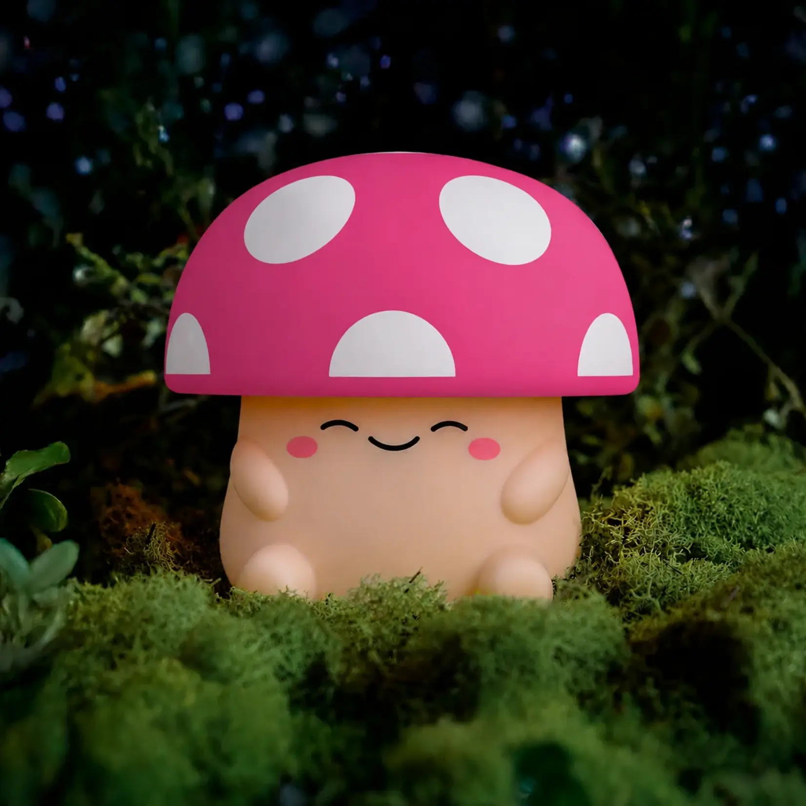 World Of Mushi Squishy Mushroom Light: Pink