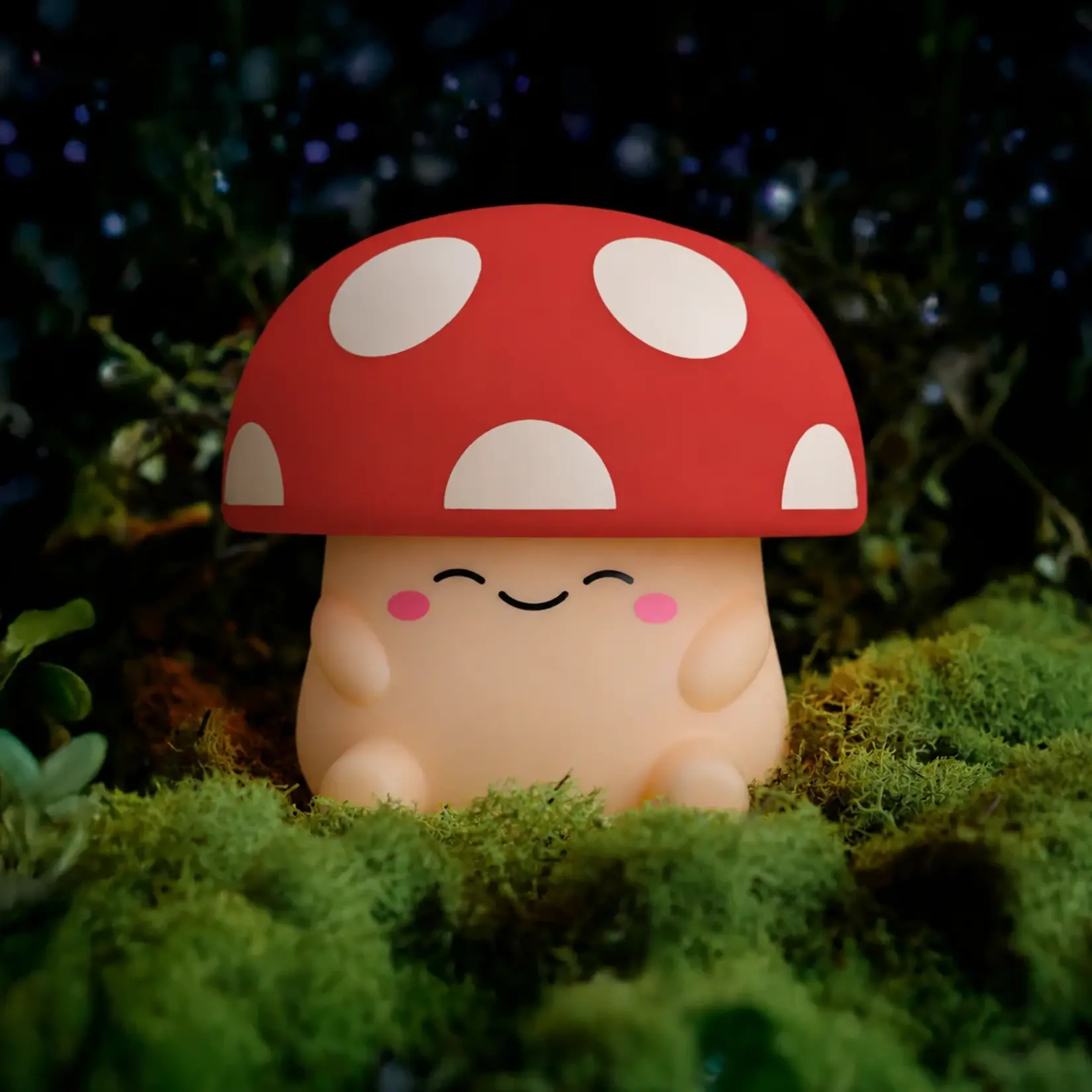 World Of Mushi Squishy Mushroom Light: Red