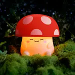 World Of Mushi Squishy Mushroom Light: Red