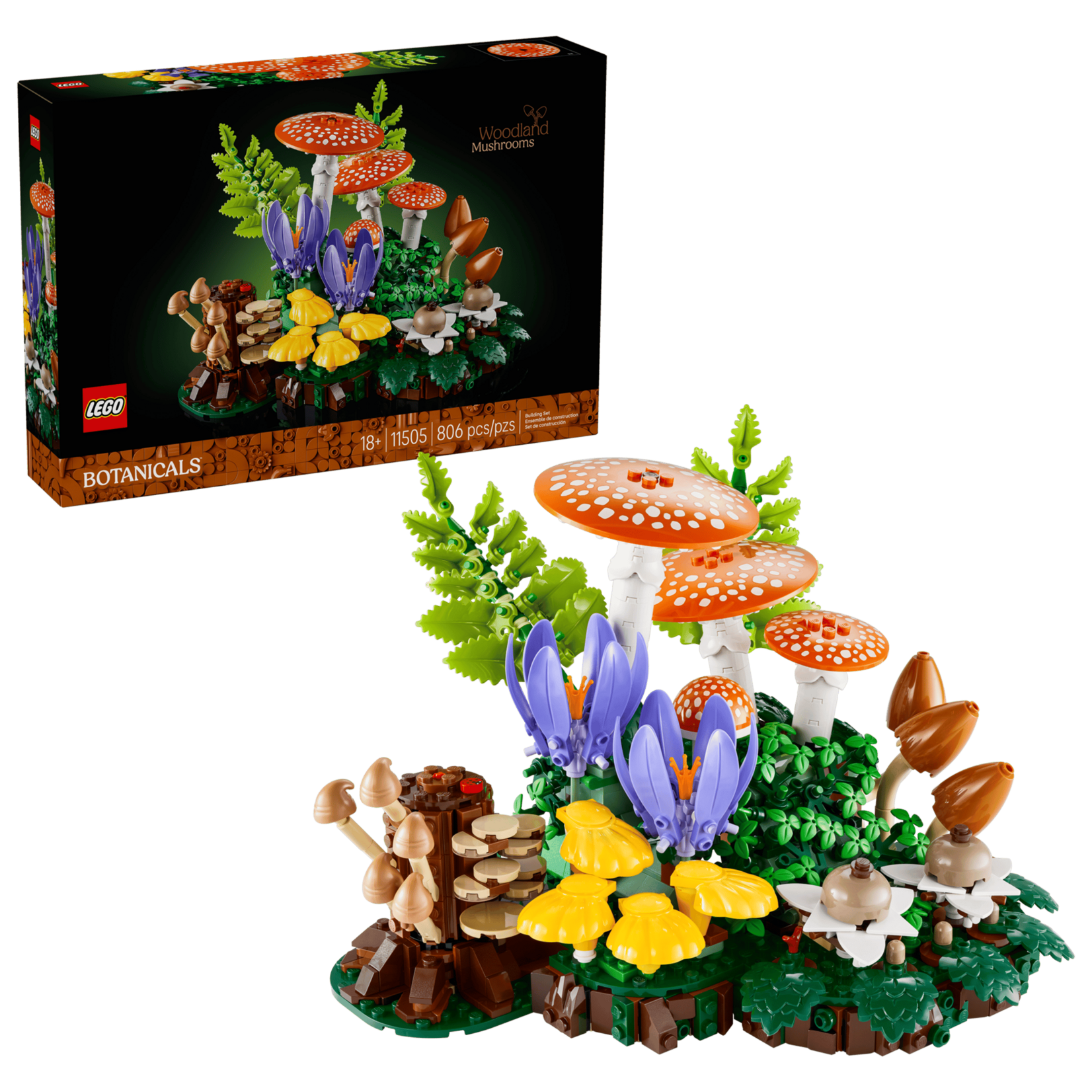 LEGO® 11505 - Woodland Mushrooms Botanicals Building Set