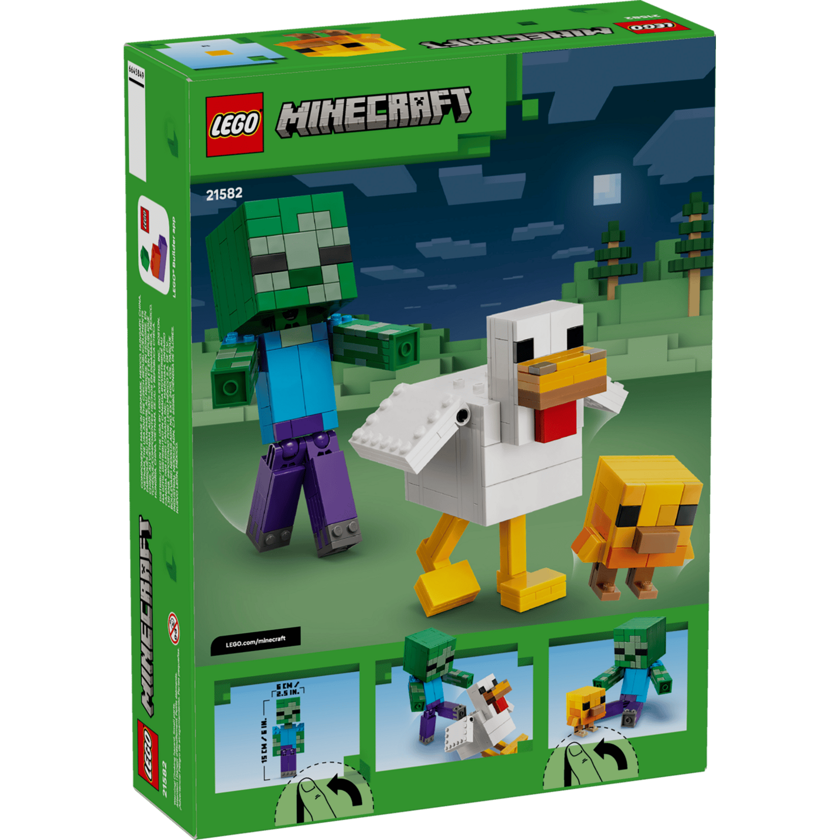 LEGO® 21582 - Chicken Jockey Minecraft Building Set