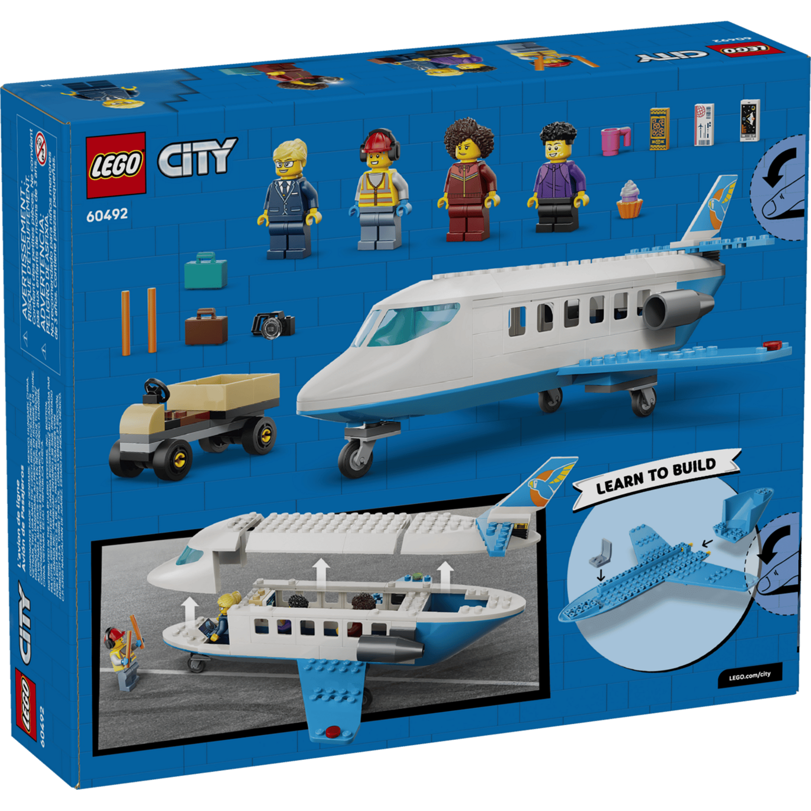 LEGO® 60492 - Passenger Jet City Building Set