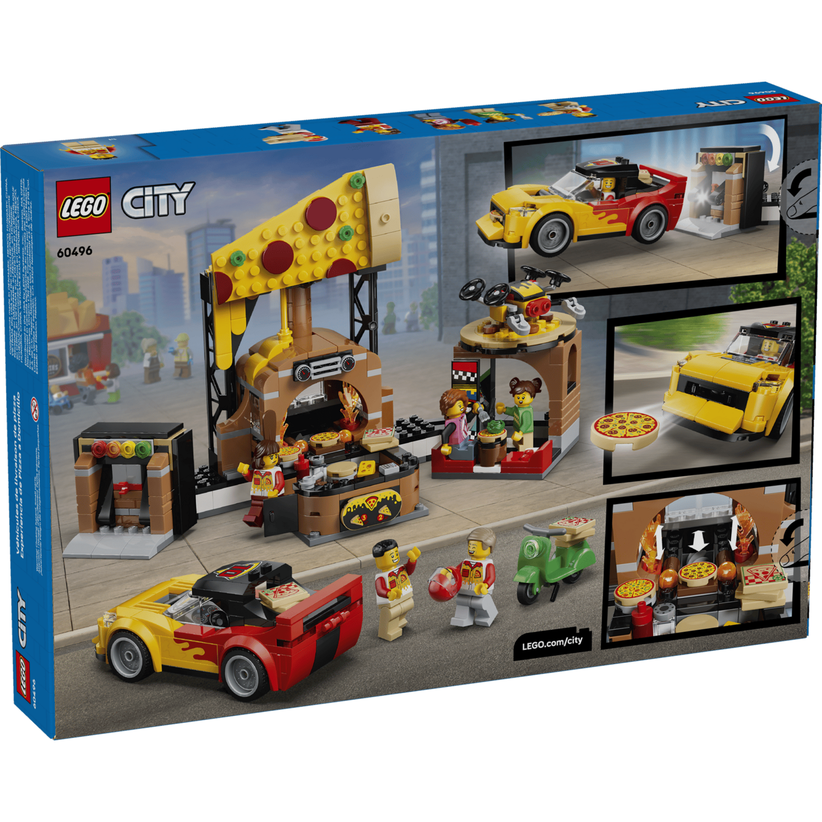 LEGO® 60496 - Pizza Delivery Experience with Vehicles City Building Set
