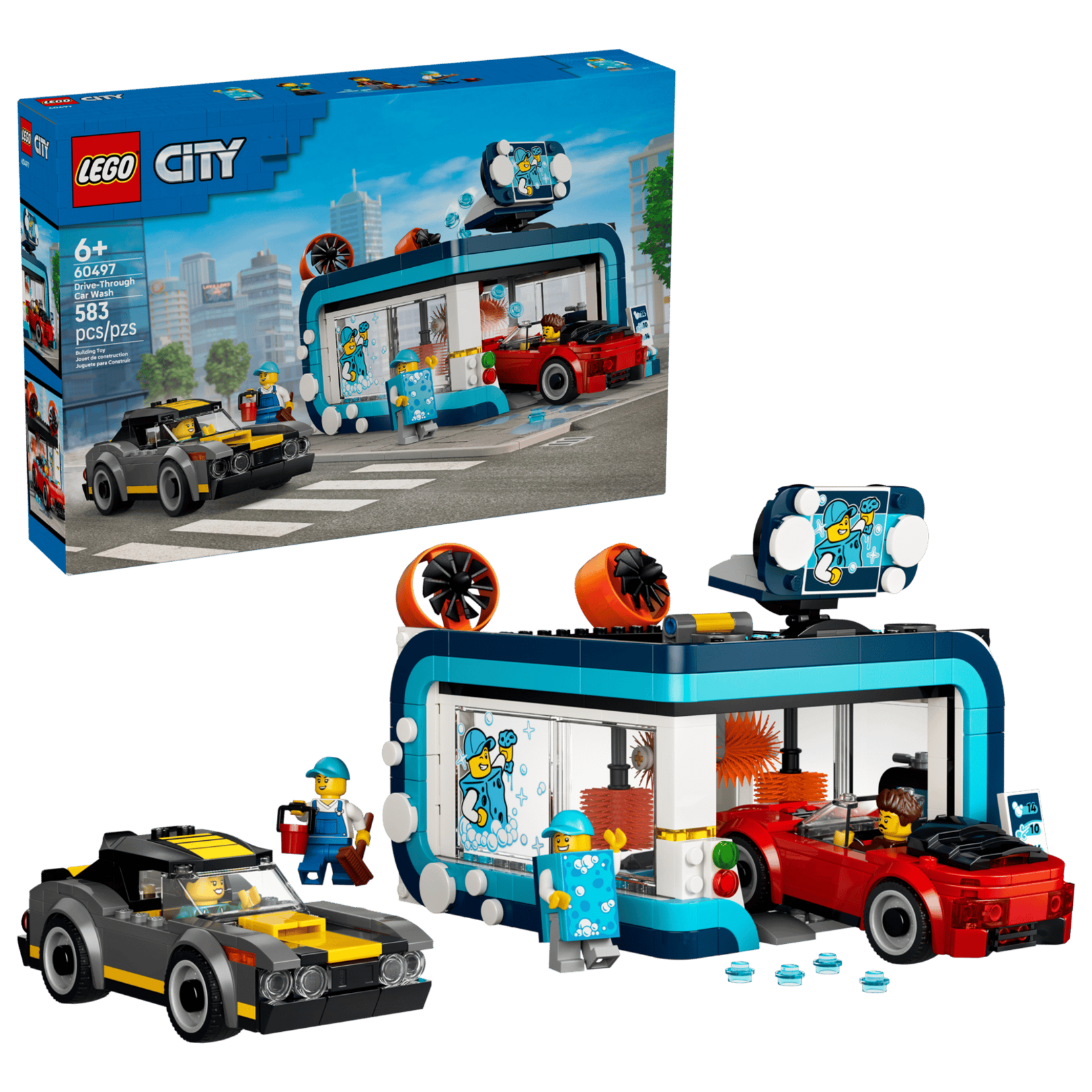 LEGO® 60497 - Drive-Thru Car Wash City Building Set