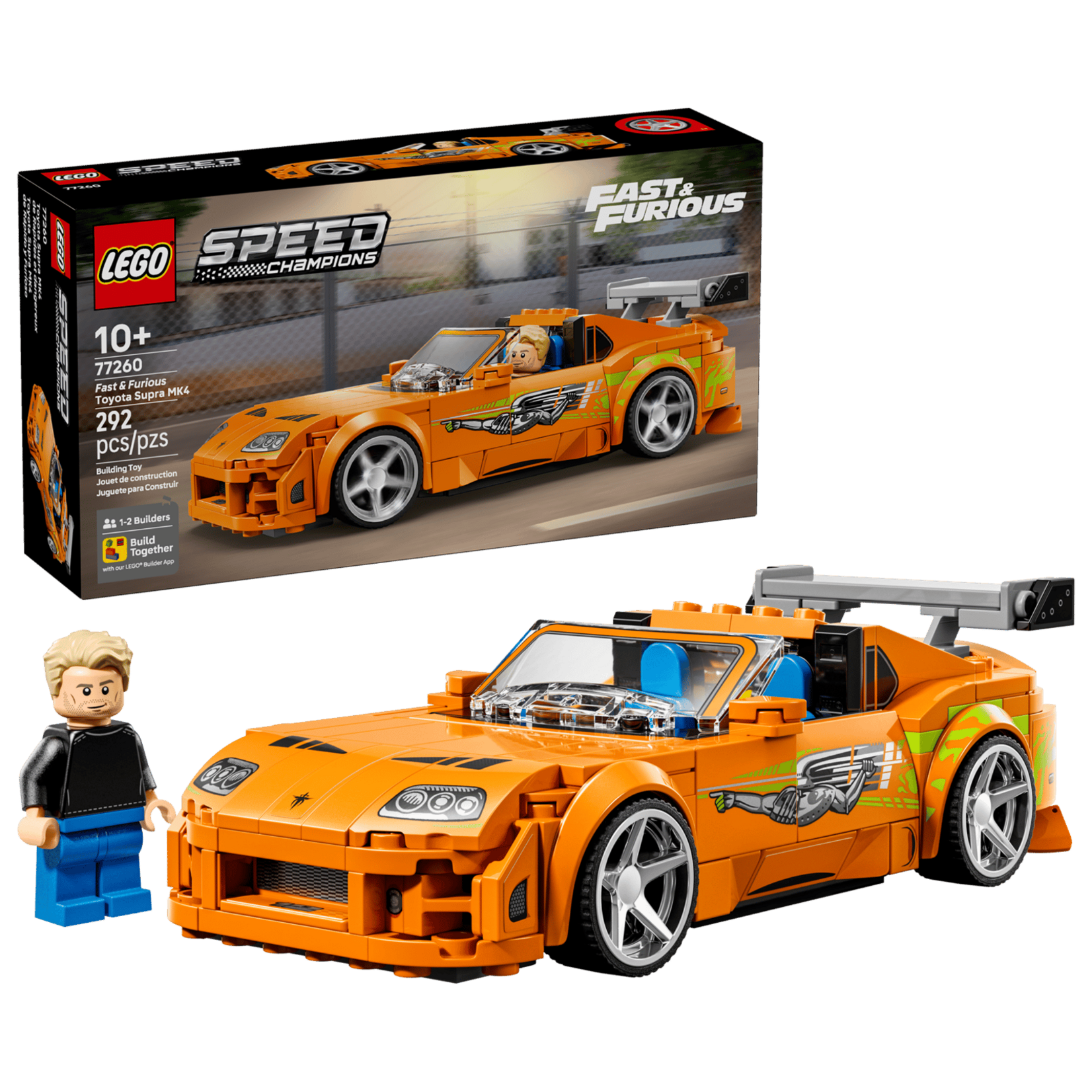 LEGO® 77260 - F&F Toyota Supra MK4 Speed Champions Building Set
