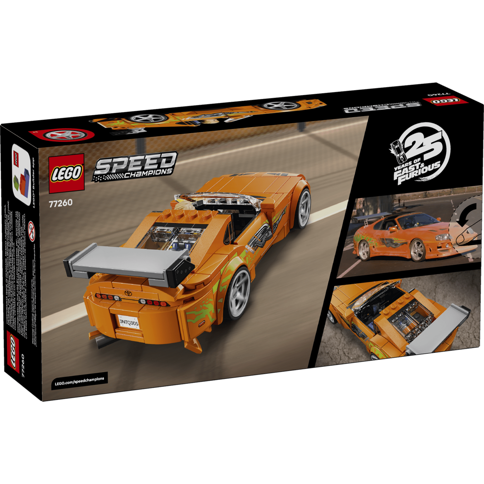 LEGO® 77260 - F&F Toyota Supra MK4 Speed Champions Building Set
