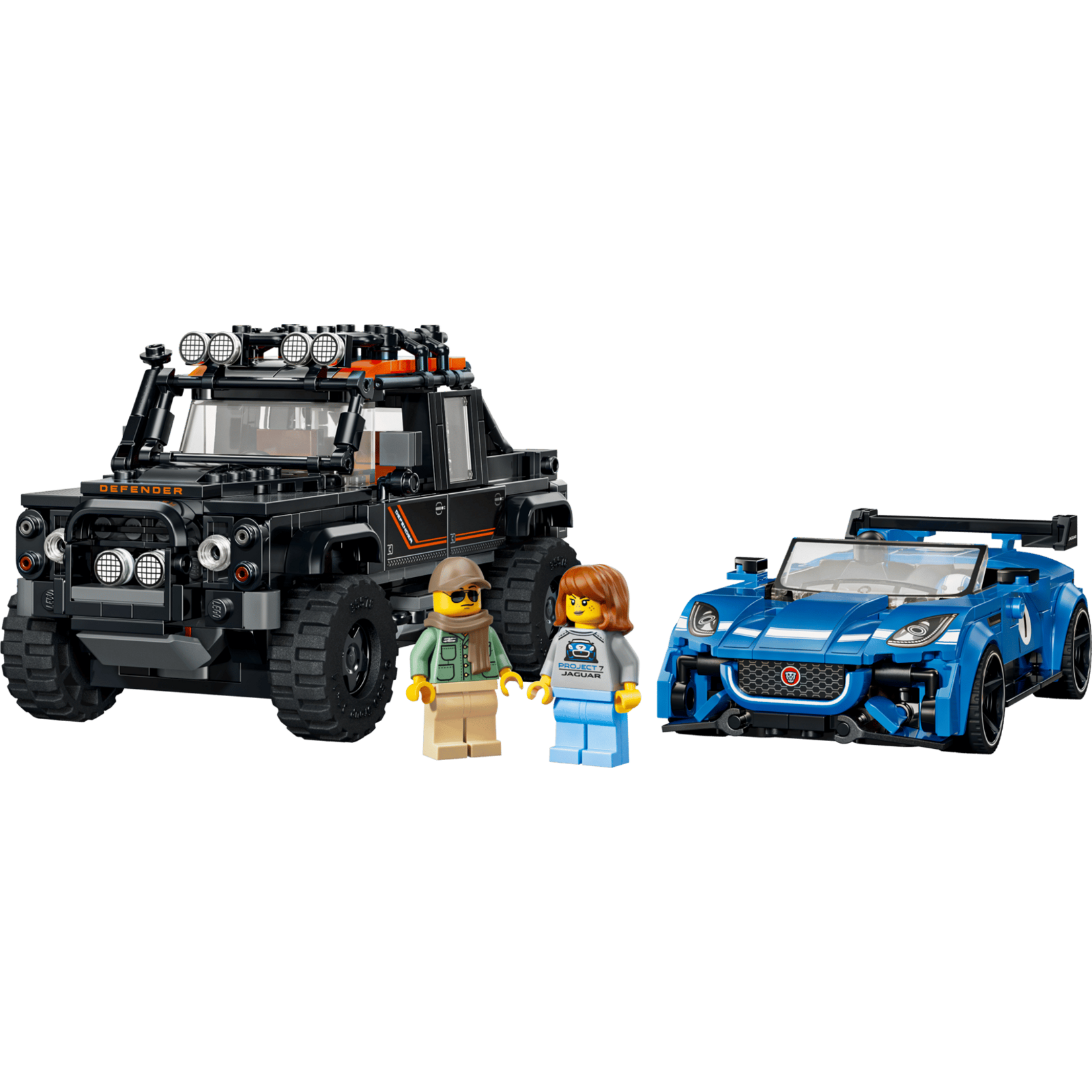 LEGO® 77264 - Jaguar Project 7 and Land Rover Defender Speed Champions Building Set