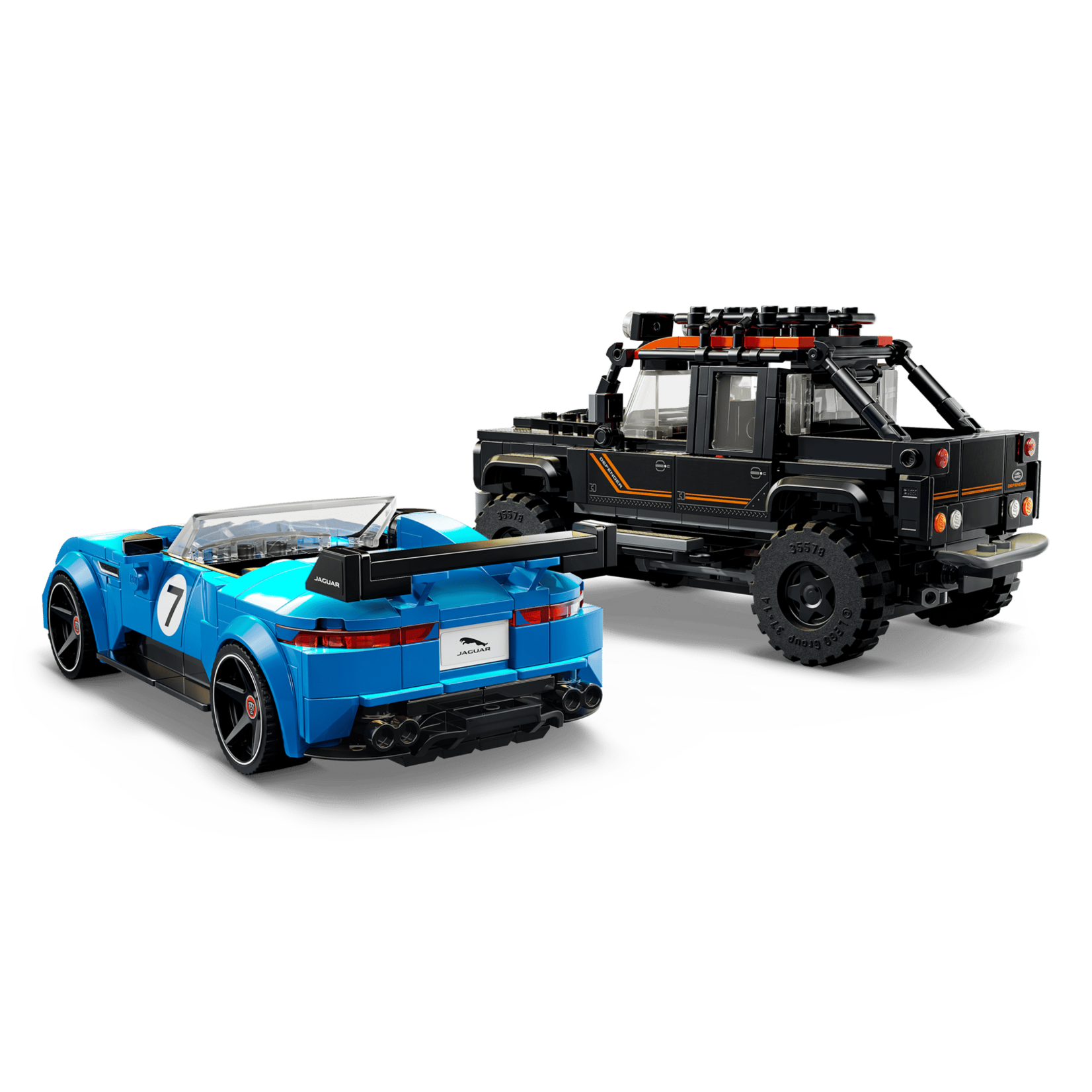LEGO® 77264 - Jaguar Project 7 and Land Rover Defender Speed Champions Building Set