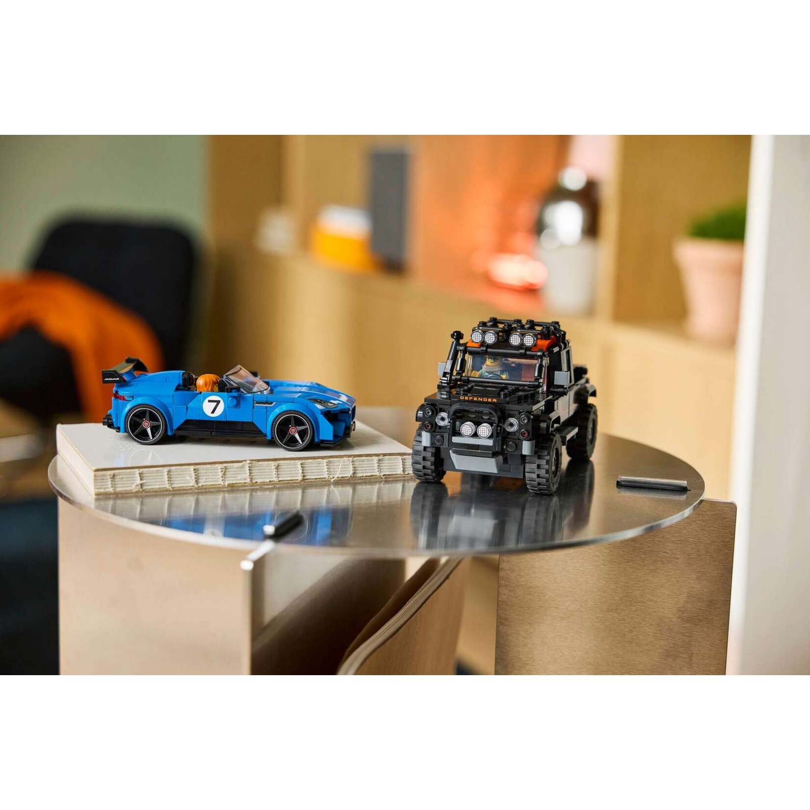 LEGO® 77264 - Jaguar Project 7 and Land Rover Defender Speed Champions Building Set